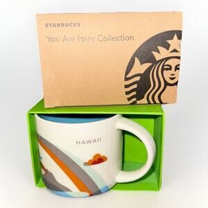 NEW Starbucks Hawaii State 2014 You Are Here 14 Oz Coffee Tea Mug Cup Collector